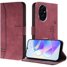 Mays Shop Onur Için Telefon Kılıfı 200 El Kayışı Flip Folio Cüzdan Pu Deri Kart (Yurt Dışından)