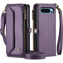 Mays Shop Google Piksel 9 Pro Xl Için Crossbody Durumda Rfıd Engelleme Durumda Cüzdan Fermuar (Yurt Dışından)