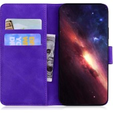 Mays Shop Xiaomi Poco M6 4g Kabartmalı Sevimli Kaplan Deri Cüzdan Için Flip Case (Yurt Dışından)