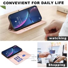 Mays Shop IPhone 14 Için Flip Case Artı Kart Yuvaları Tutucu Pu Deri Koruyucu Tarzı (Yurt Dışından)