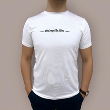 Tex Republic Erkek Slim Fit Enjeksiyon Baskılı Pamuklu T-Shirt