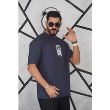Erkek Oversize  Bisiklet Yaka T-Shirt