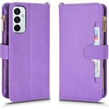 Mays Home1 Samsung Galaxy M23 5g Fermuar Cüzdan Manyetik Pu Deri Flip Case (Yurt Dışından)