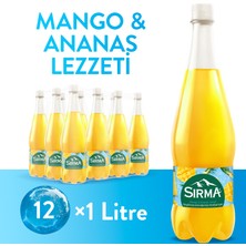 Sırma Mango & Ananas Aromalı C Vitaminli Maden Suyu 1l X12 Adet