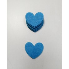 Keçe Figür, 1 mm Kalınlığında 4 cm Kalpler