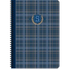 Keskin Color A4 80 Yaprak Kareli Karton Kapak Spiralli School Defter