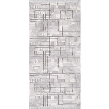 Artemis Halı Samoa 02378C Krem Gri Çizgi Desenli Halı