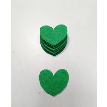 Keçeli Dünyam Keçe Figür, 1 mm Kalınlığında 4 cm Kalpler