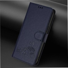 Mays Boutique Huawei P40 Için Kılıf Cüzdan Kapak Çevirin Kedi Rfıd Kart Yuvası Tutucu Kickstand (Yurt Dışından)