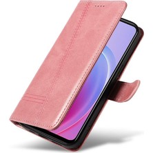 Mays Boutique Oppo A96 5g Için Filp Durumda Ayrılabilir Siyah Bilezik Preslenmiş Pu Deri (Yurt Dışından)