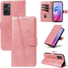 Mays Boutique Oppo A96 5g Için Filp Durumda Ayrılabilir Siyah Bilezik Preslenmiş Pu Deri (Yurt Dışından)