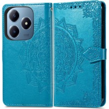 Mays Boutique Realme C63 Darbeye Zarif Desen Kapak Kapak Deri Için Flip Case (Yurt Dışından)