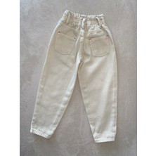 Elefante Jr Unisex Çocuk Krem Mom Jean