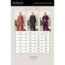 FERACE Kadın Büyük Beden Ikili Takım