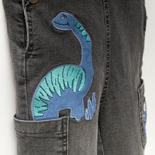 Overdo Nakışlı Unisex Çocuk  Salopet