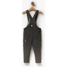 Overdo Nakışlı Unisex Çocuk  Salopet