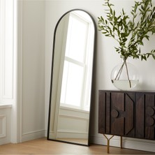 Ant Home Metal Çerçeveli Oval Ayaklı Ve Asma Aparatlı Boy Aynası 180x60