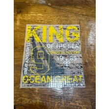 Gönülden Tasarım Ütü Ile Yapışan King Yazılı Arma Transfer Baskı 22X16 cm