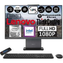 Lenovo Thinkcentre Neo 24 50A Gen5 Intel Core I5 13420H 96GB Ddr5 4tb SSD Windows 11 Home Intel® UHD Graphics 23.8" Dokunmatık Fhd All In One Bilgisayar 12SC001LTRH20 + Zetta Flash Bellek