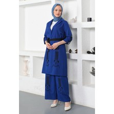 Missvalle Nakış Detaylı Takım İndigo 19002