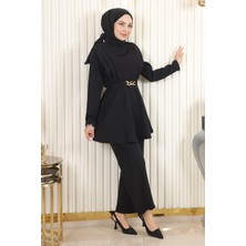 Missvalle Missvalle Zincir Kemerli Takım Siyah 18001