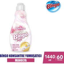 Bingo Soft Konsantre Çamaşır Yumuşatıcısı Manolya 1440 ml X 4 Adet