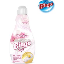 Bingo Soft Konsantre Çamaşır Yumuşatıcısı Manolya 1440 ml X 4 Adet