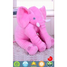 Mikasso Pelus Oyuncak Kiz Erkek Cocuk Oyuncak Ayı Sevgiliye Özel Hediye Sevimli Peluş Fil 80 cm - 85 cm - Pembe - 5+ Yaş - Türkçe - Hayır - Hayır