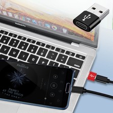 Buffer Buffer® Usb'den Type-C 'ye Dönüştürücü Adaptör Veri Aktarımı Sağlayıcı Şarj Data Çevirici