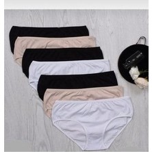 Pink Swan Kadın Battal Boy 6'lı Paket Büyük Beden / Bato Külot Esnek Pamuklu Yumuşak Kumaş 3087BT6