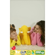 Mikasso Pelus Oyuncak Kiz Erkek Cocuk Oyuncak Ayı Sevgiliye Özel Hediye Sevimli Peluş Fil 85 cm - 85 cm - Sarı - 5+ Yaş - Türkçe - Hayır - Hayır