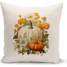 Bertille Home Sonbahar Serisi Çift Tarafı Dijital Baskılı Kırlent Kılıfı (Halloween Autumn Cushion Cover)