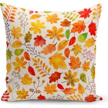 Bertille Home Sonbahar Serisi Çift Tarafı Dijital Baskılı Kırlent Kılıfı (Halloween Autumn Cushion Cover)