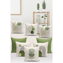 Bertille Home Minimalist Serisi Çift Tarafı Dijital Baskılı  8'li Kırlent Kılıfı Seti  (Minimalist Cover Set)