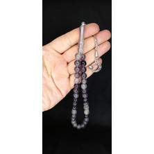 Anemore Collection KEDİGÖZÜ TESBİH SİYAH RENKLİ KÜRE KESİM HEDİYE T-334