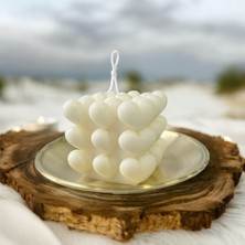 By Hobi Yap Kalp Küp Silikon Mum Kalıbı