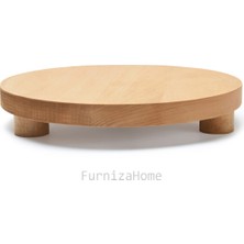 Furniza Home Ahşap Ayaklı Sunum Tahtası Stand Çok Amaçlı Sunum Servis Tabağı Sunumluk Ayaklı Sunumluk