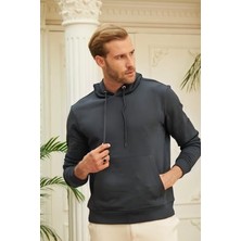 CMZ Collection Erkek Kapuşonlu Kanguru Cep Hoodie Sweatshirt