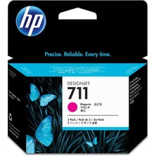 Plusink Hp 711-CZ135A Kırmızı Orijinal Kartuş 3lü Paket