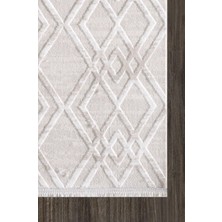 Artemis Halı Samoa 06440B Krem Bej Çizgi Desenli Halı
