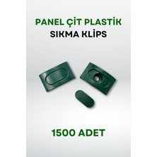 Panel Çit Plastik Sıkma Klips (1500 Adet)