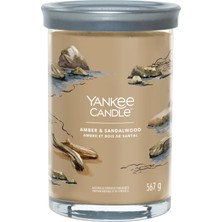 Yankee Candle Amber & Sandalwood Tumbler Büyük Mum