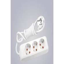 Kapeks 3 Lü Uzatma Prizi 3 mt