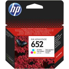 Plusink Hp 652 Cmy - F6V24AE Renkli Orijinal Kartuş