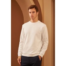 CMZ Collection Erkek Basic Bisiklet Yaka Uzun Kollu Sweatshirt