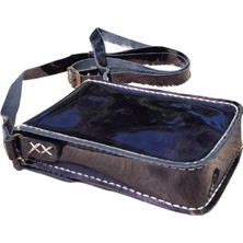 Semiramis Dionysos SS10 Model El Yapımı Vintage Unisex El Dikişi  Crazy Deri Küçük Boy Çanta Telefon Çantası