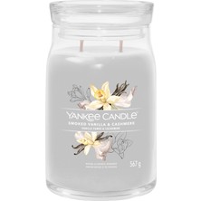 Yankee Candle Smoked Vanilla & Cashmere Signature Büyük Mum