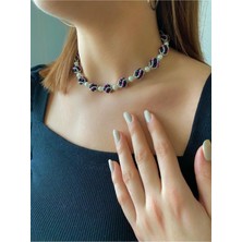 Beykan Kolye Inci ve Kristal Aşkı Kıbrıs