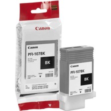 Canon PFI-107BK/6705B001 Siyah Orijinal Kartuş