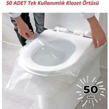 Safestore Taşınabilir 50 Adet Kullan At Hijyenik Klozet Kapağı Poşeti